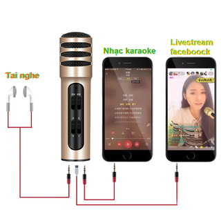 Bộ Mic Livestream cao cấp dành cho điện thoại