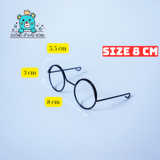 Mắt kính 8cm đeo cho thú bông cử nhân tốt nghiệp