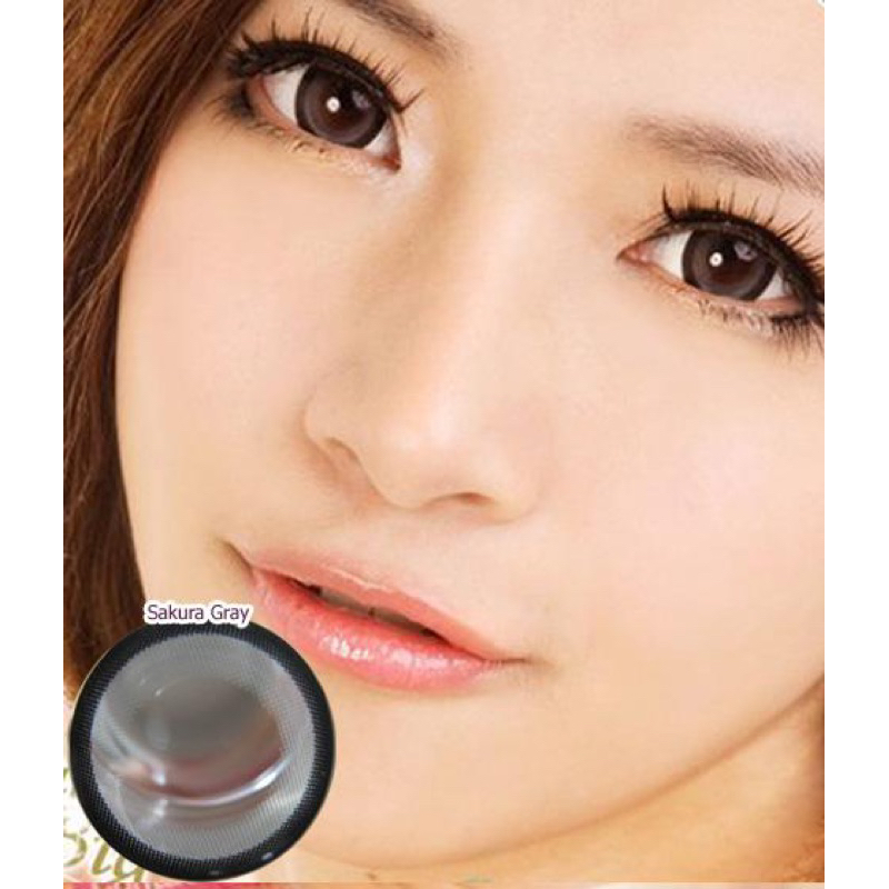 LENS SAKURA XÁM  GIÃN TO