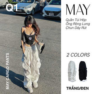 Q1 - Quần dài nữ dáng suông ống rộng thời trang phong cách đường phố