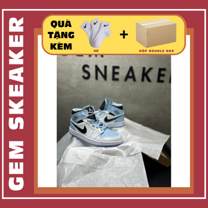 [GEMSNEKER] Giày thể thao sneaker J.D1 cao cổ Iceblue