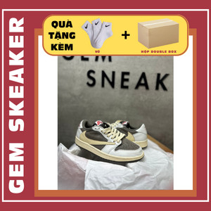 Giày thể thao sneaker J.D1 thấp cổ Travis Mocha