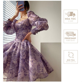 Đầm Thiết Kế Hoa Đính Ngọc Vh28