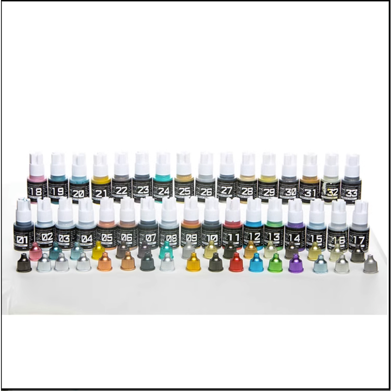 Sơn gốc nước màu kim loại GT01~33