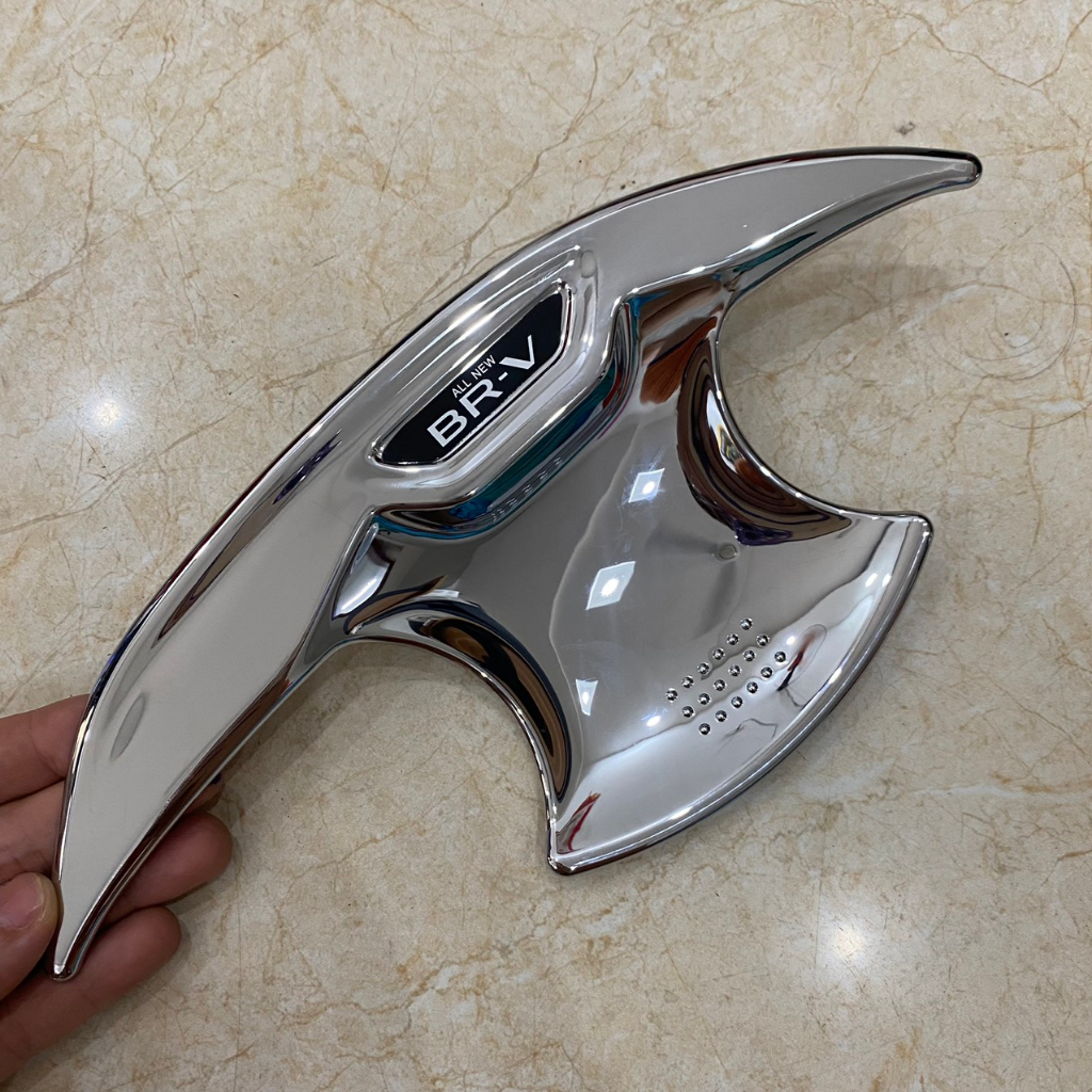 Ốp tay hõm cửa xe Honda BRV 2023 mạ crom sáng đẹp