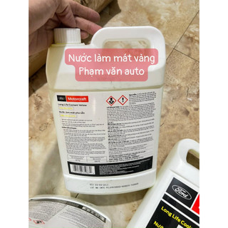 CHÍNH HÃNG) Nước làm mát màu vàng Motorcaft dùng cho dòng xe Ford Phạm Văn auto chất lượng cao
