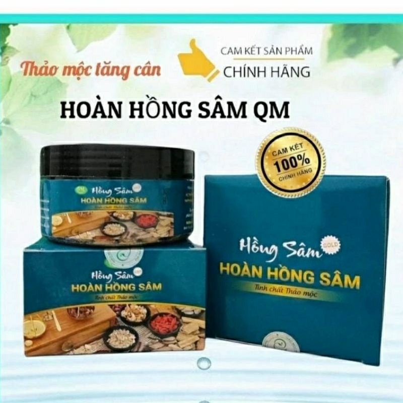 {Mẫu mới} Tăng cân Hoàn Hồng Sâm QM chính hãng