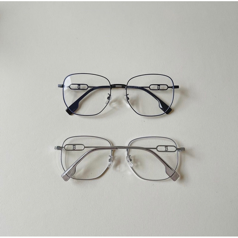 Kính cận kim loại titan dáng bầu vuông cao cấp 01261 Jelly Eyewear