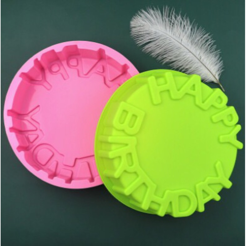 HCM-KHUÔN SILICON HÌNH TRÒN LÀM BÁNH NƯỚNG, BÁNH SINH NHẬT 8INCH 21.6CM DIỆU THƯ SHOP