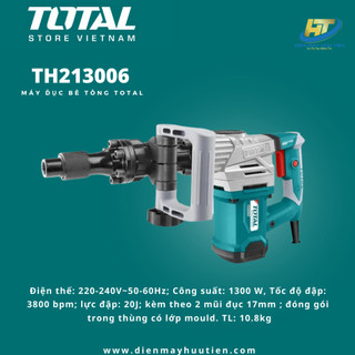 Máy đục bê tông 17mm total th213006