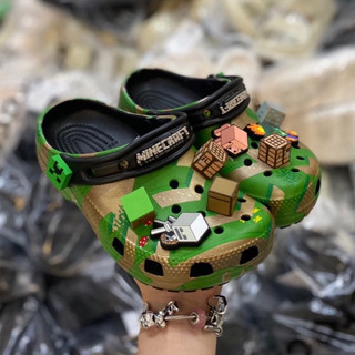 Sục Crocs Clog Trẻ Em Hoạt Hình Minecraft