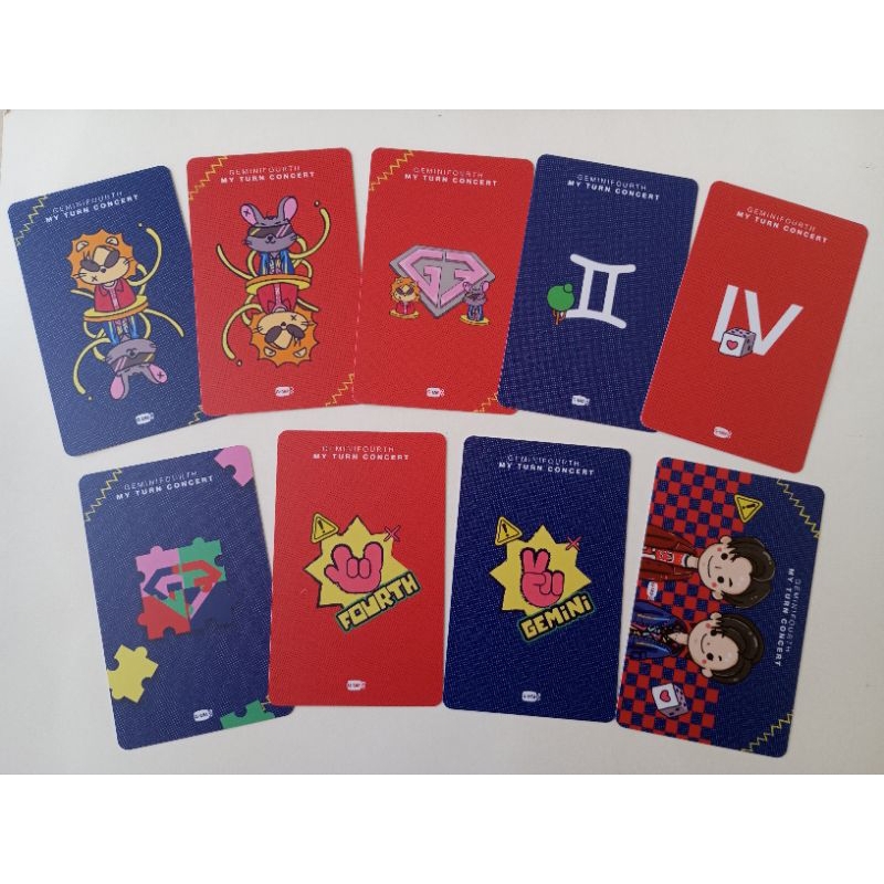 Ex GeminiFourth My Turn Concert. Card bo góc GeminiFourth, Gemini Fourth, My Turn Concert