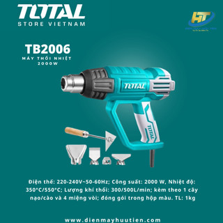 Máy thổi nhiệt 2000w total tb2006