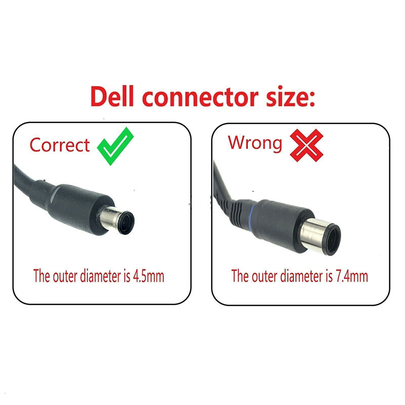 Sạc laptop Dell 19.5V-3.34A 65W ZIN chân kim nhỏ cho Dell Inspiron 13 14 15 3000 5000 3451 3458 5558 5568