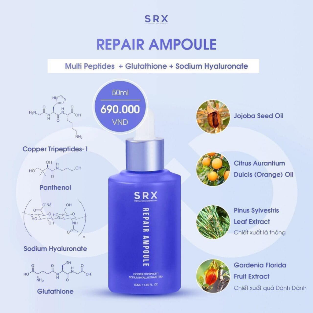 Serum phục hồi SRX REPAIR AMPOULE 50ml - The Skincare Shop