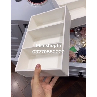 Khay 3 ngăn đựng tiền, đồ lặt vặt bỏ ngăn kéo