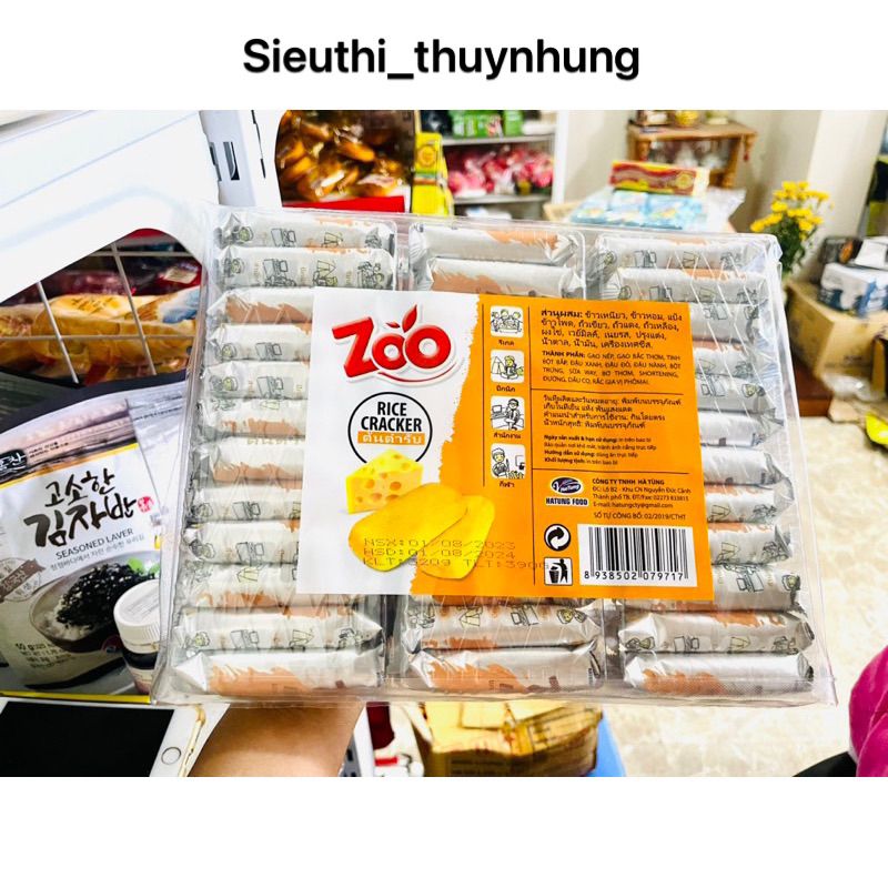 BÁNH GẠO ZOO THÁI LAN ĐỦ VỊ 400g