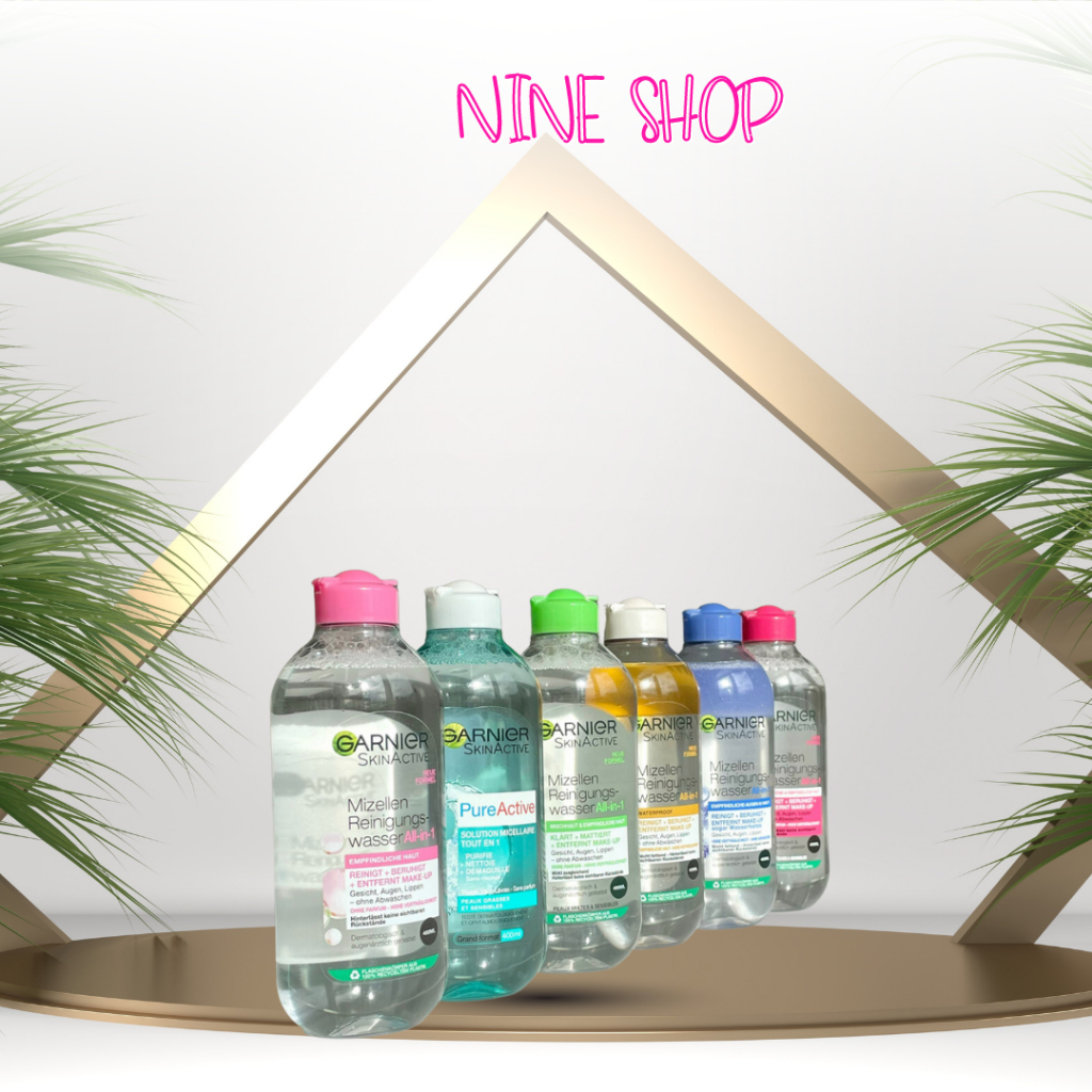 Nước Tẩy Trang Làm Sạch Sâu Dịu Nhẹ Cho Mọi Loại Da - Garnier Micellar Cleansing Water 400ml