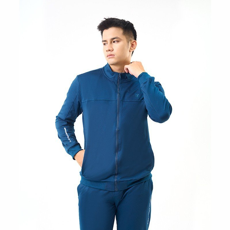 Bộ Quần Áo Nỉ Thể Thao Nam Mùa Đông LUSSO, Vải Cotton USA Xuất Khẩu, Có Khoá Kéo Mềm Mịn, Bo Chun Ấm Áp BNF-006