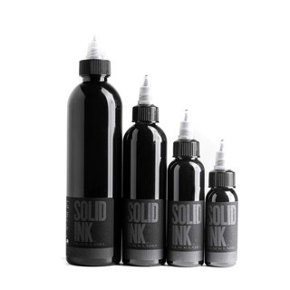 Solid ink - lining black chai 1oz & 8oz