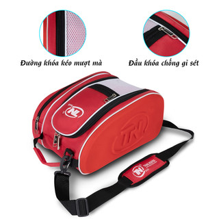 Túi Đựng Giày Thể Thao Màu Đỏ TN Bags TN.B 9002, Túi Thể Thao 2 Ngăn Chơi Bóng Rổ,Tập Gym Chống Nước