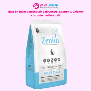 Thức ăn mềm Zenith Hair Ball Control Salmon & Chicken gói 1.2kg