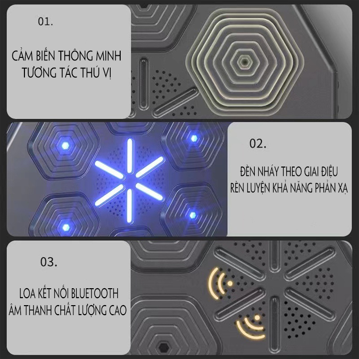 Máy Tập Boxing Theo Nhạc Thông Minh Thế Hệ Mới, Máy Đấm Bốc Tại Nhà