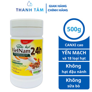 Sữa hạt vietnam24h 500g - thuần chay, bổ sung đầy đủ dưỡng chất, canxi cao