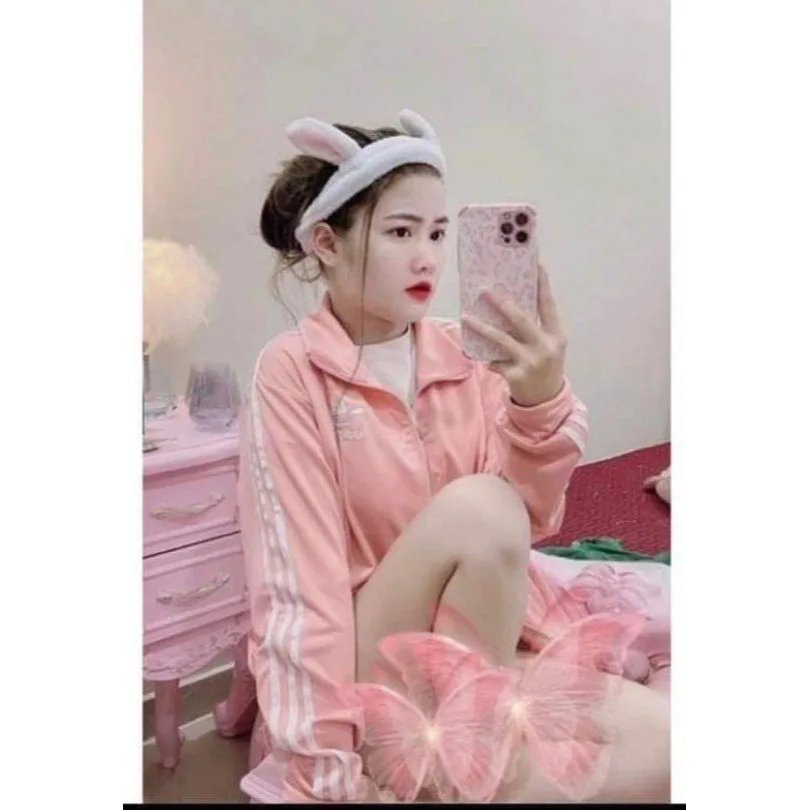 Áo nỉ khoá 3 sọc tay Logo ADI.das MOSSSHOPUNISEX