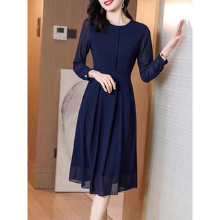 Đầm bigsize cổ tròn đơn giản thanh lịch ( Thời trang Vicky G - Anitagreen ) HN0923