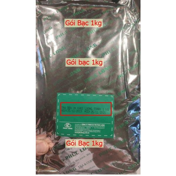 TRÀ ĐEN PHÚC LONG GÓI 1KG