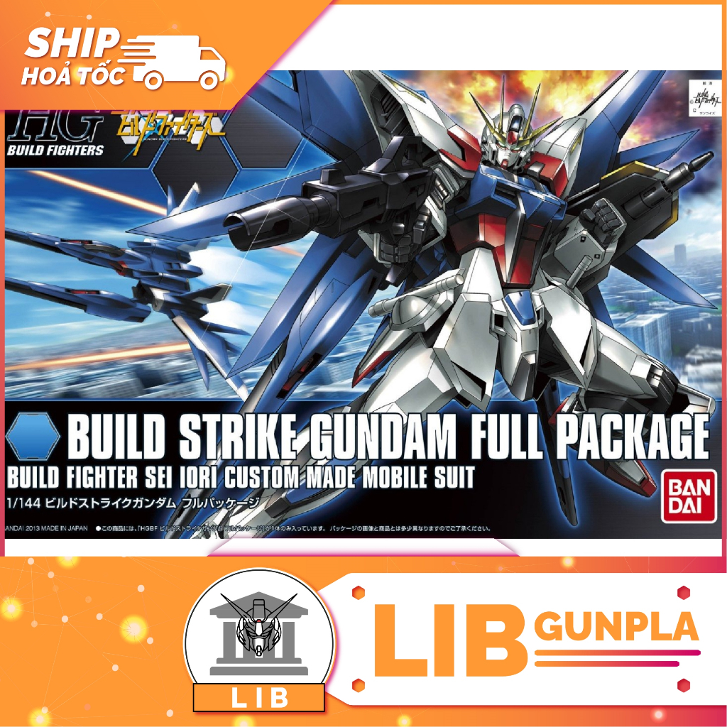 Mô hình lắp ráp Gundam HG BF 1/144 Build Strike Gundam Full Package