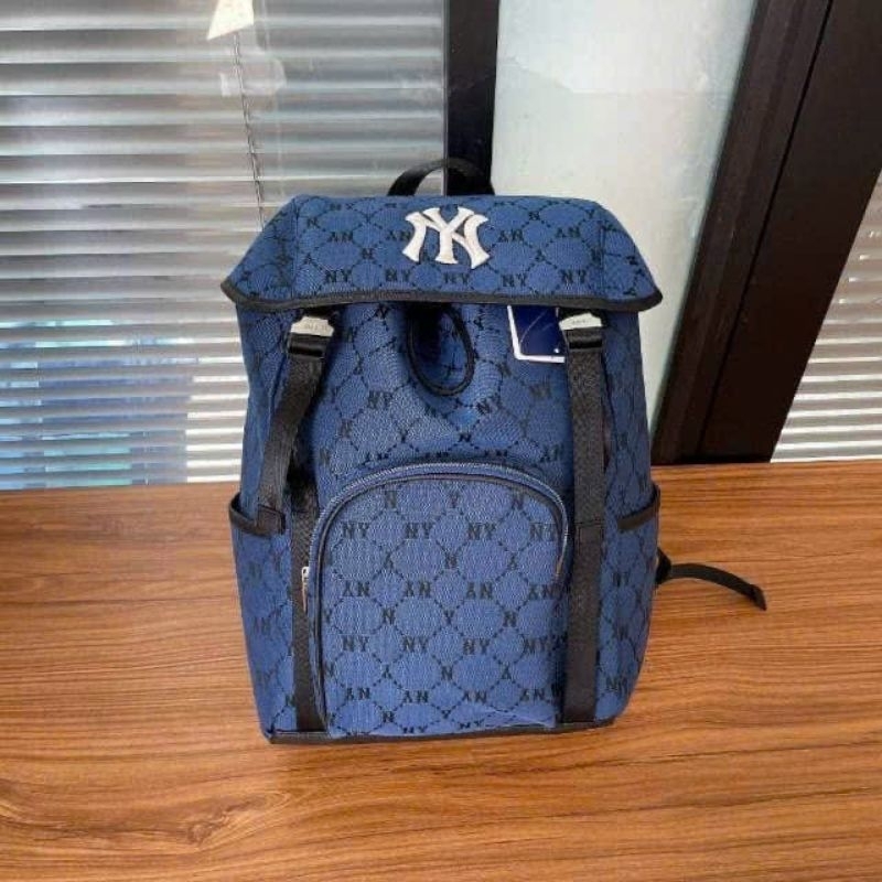 Balo unisex nam nữ MLB size 25 × 50 cm full họa tiết monogram chất liệu dày dặn