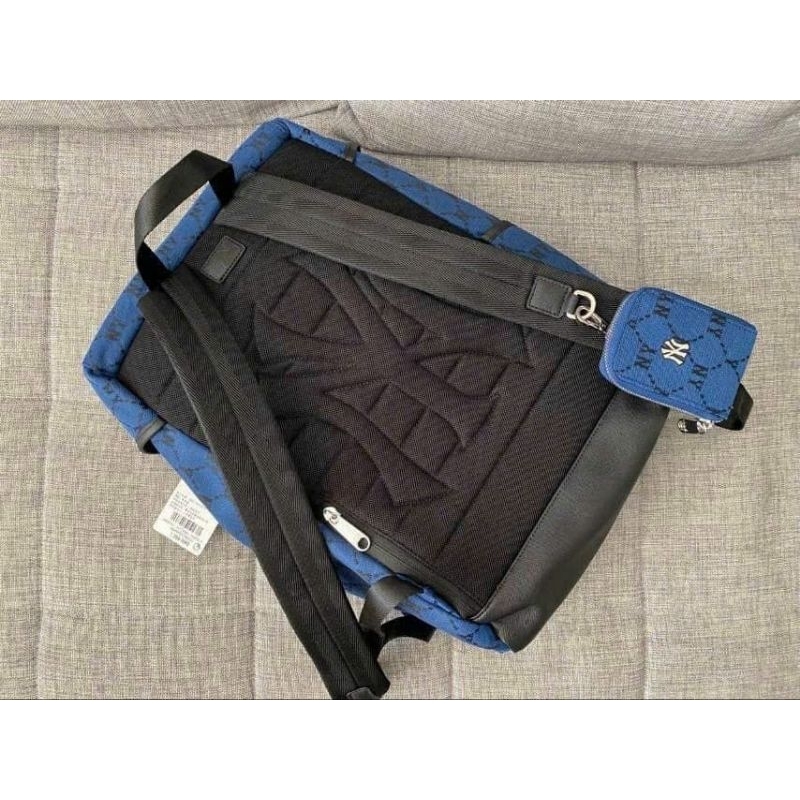 Balo unisex nam nữ MLB size 25 × 50 cm full họa tiết monogram chất liệu dày dặn