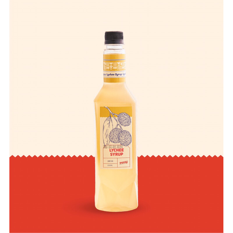 Siro trendy hoa quả - Vải 830ml