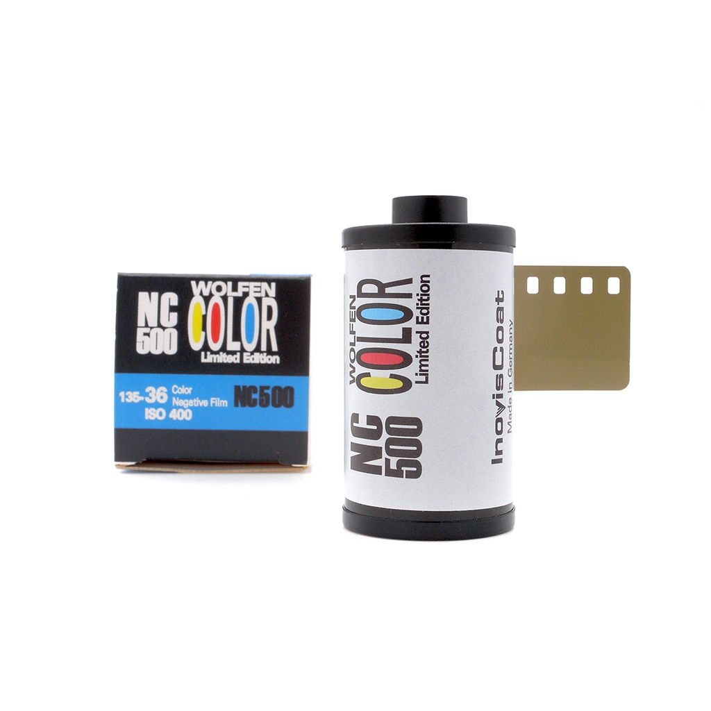 Phim chụp ảnh màu của Đức WOLFEN COLOR NC500 36EXP date 11/2025 film 35mm tráng C41