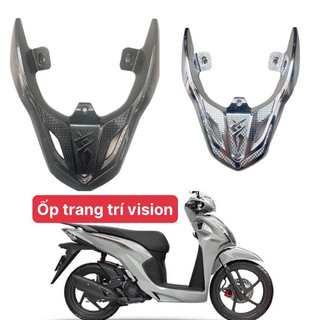 ốp cảng sau -tay xách -tay dắt vision 2024-2021 crom carbon
