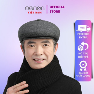 Mũ Beret Nam Tặng Ông, Tặng Bố chất vài nỉ 2 lớp cao cấp có bịt tai - OENON