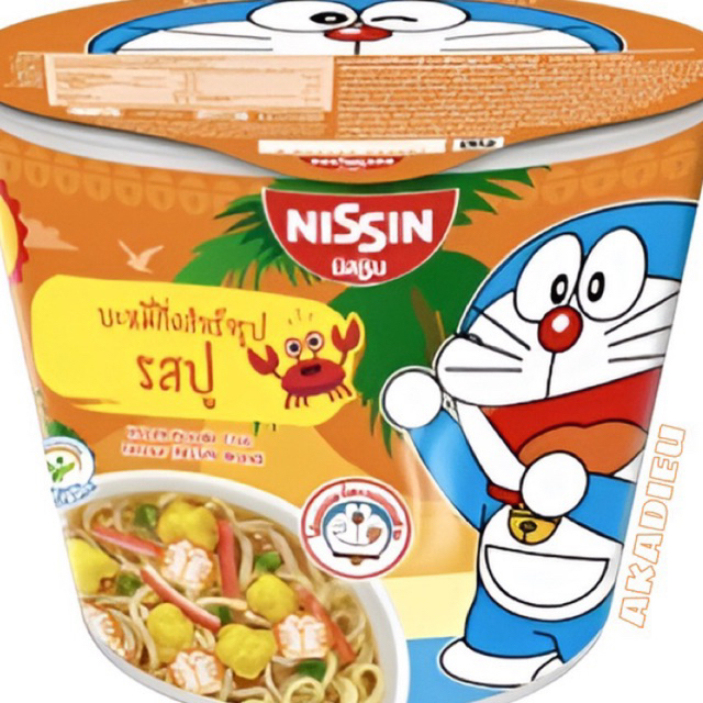 Mì Ăn Liền Trẻ Em Nissin Phiên Bản Mèo Doremon Thái Lan