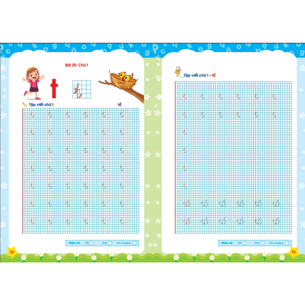 Tâm thế và hành trang vào lớp 1, bé khởi đầu tập viết cho bé 4-6 tuổi