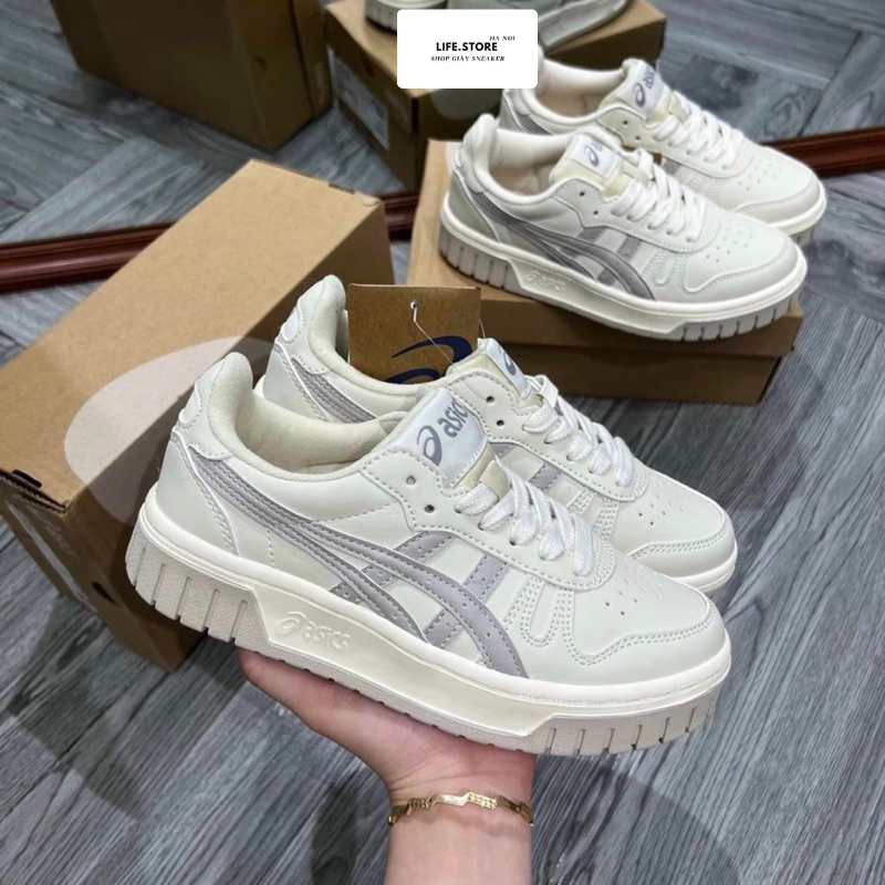 Giày Thể Thao Asics CMZ, Giày Sneaker Đế Nâu Xám Nam Nữ Cao Cấp Êm Đẹp - LIFE.STORE