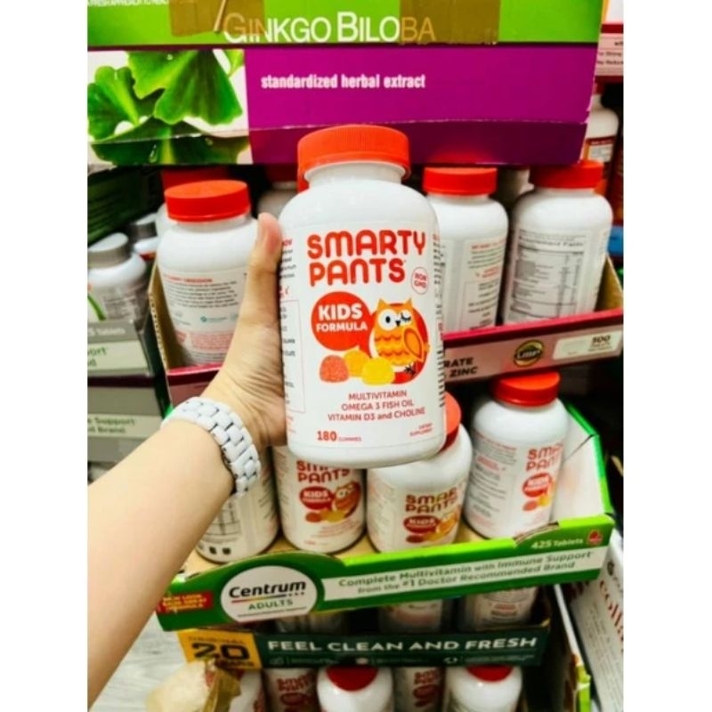 Kẹo Dẻo Smarty Pants Kids Formula 180 viên cho bé của Mỹ