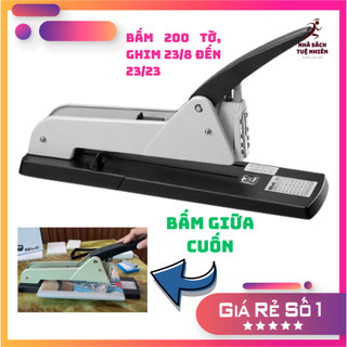 Dập ghim cán dài kw.trio 5000 bấm kim giữa cuốn tập giữa giấy a3 bấm 200 tờ cam kết chính hãng