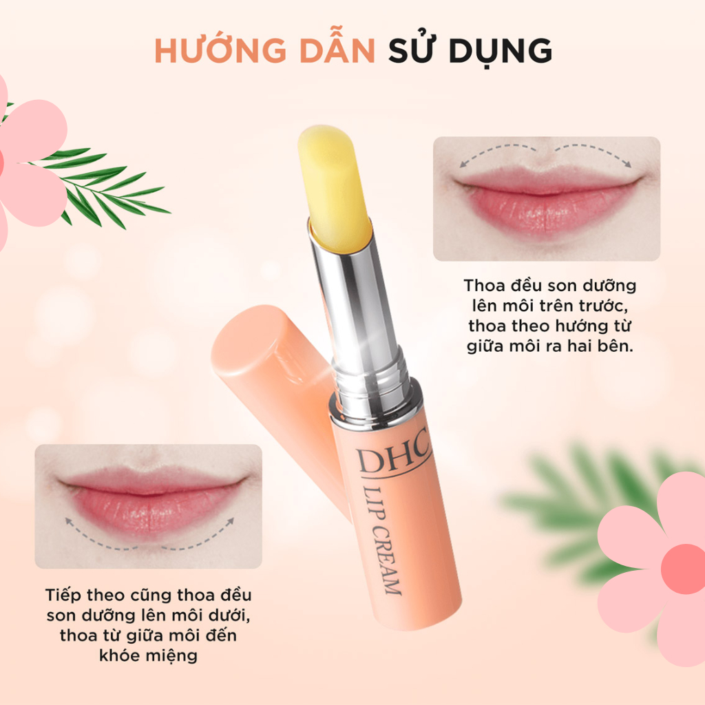 Son dưỡng môi DHC Lip Cream Dưỡng Ẩm, Làm Mềm Môi 1,5g Nedevi Mall