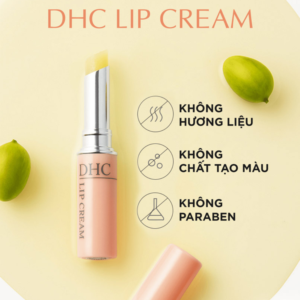 Son dưỡng môi DHC Lip Cream Dưỡng Ẩm, Làm Mềm Môi 1,5g Nedevi Mall