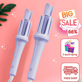 Máy uốn tóc tự động 360 độ trục 32mm-máy uốn tóc xoăn xoay tự động chỉnh nhiệt thông mình, làm nóng nhanh dễ tạo kiểu