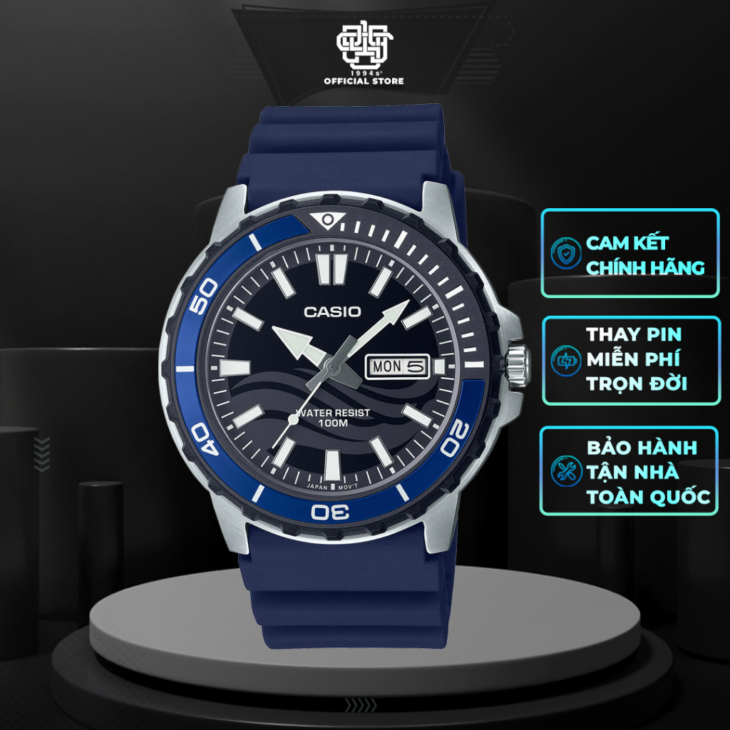 Đồng hồ Nam CASIO MTD-125-2A Hàng chính hãng