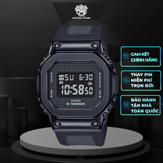 Đồng hồ unisex Casio G-SHOCK S GM-S5600 / GM-S5600SB-1 chống va đập chính hãng