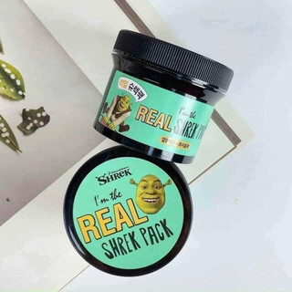 Mặt nạ đất sét bạc hà sherk pack- mặt nạ bùn tươi shrek pack olive young dreamworks 110gr