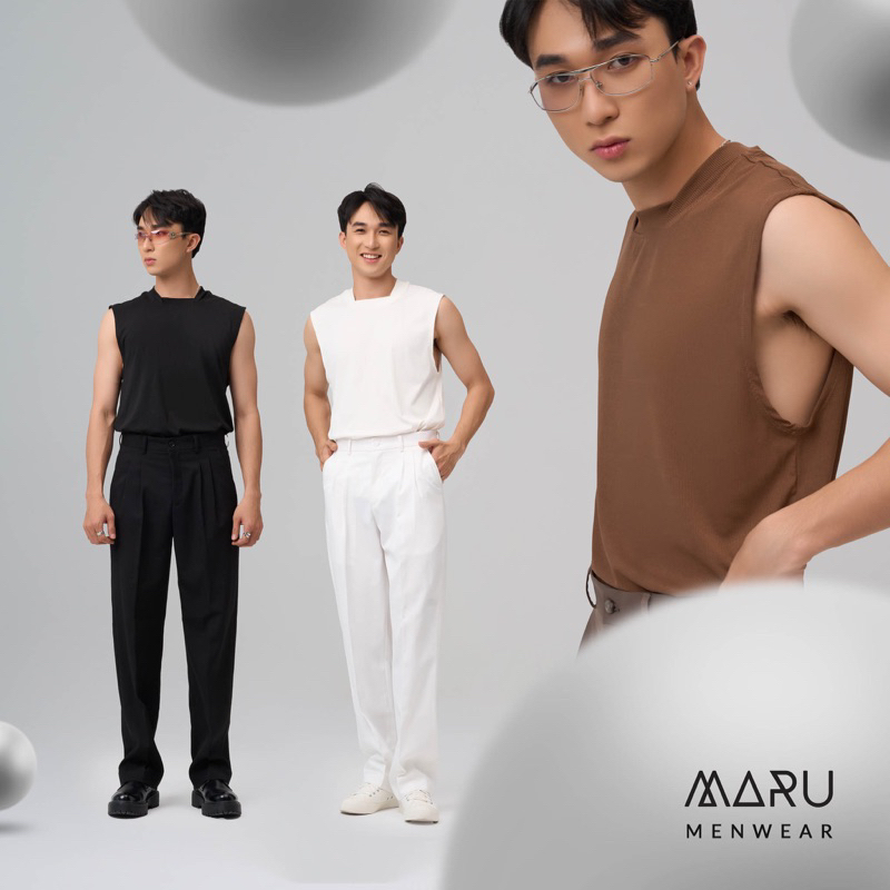 Áo Ba Lỗ Nam / Áo Tanktop Nam . MARU U Tanktop - Có 4 Màu.